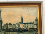 Bernard Buffet 'Le Port de la Rochelle' Framed Print 1955