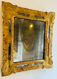 Circa 1740 French Gilt Mirror with Original Glass