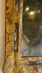 Circa 1740 French Gilt Mirror with Original Glass