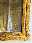 Circa 1740 French Gilt Mirror with Original Glass