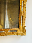 Circa 1740 French Gilt Mirror with Original Glass