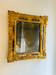 Circa 1740 French Gilt Mirror with Original Glass