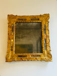 Circa 1740 French Gilt Mirror with Original Glass