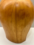 Contemporary Solid Beech Hat Block Display Stand 22 1/2