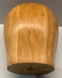 Contemporary Solid Beech Hat Block Display Stand 22 1/2