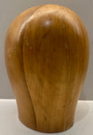 Contemporary Solid Beech Hat Block Display Stand 22 1/2