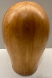 Contemporary Solid Beech Hat Block Display Stand 22 1/2