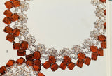 Early 1960s Dior Blue & Clear Crystals Necklace
