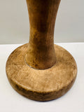 Victorian Solid Beech Hat Block Display Stand