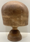 Victorian Solid Beech Hat Block Display Stand 22 1/2