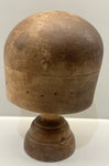 Victorian Solid Beech Hat Block Display Stand 22 1/2
