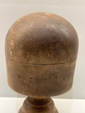 Victorian Solid Beech Hat Block Display Stand 22 1/2