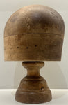 Victorian Solid Beech Hat Block Display Stand 22 1/2
