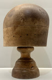 Victorian Solid Beech Hat Block Display Stand 22 1/2