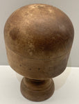 Victorian Solid Beech Hat Block Display Stand 22 1/2