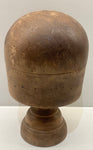 Victorian Solid Beech Hat Block Display Stand 22 1/2