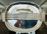 English Art Deco Silver Plated Serving Tray or Dish