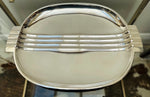 English Art Deco Silver Plated Serving Tray or Dish