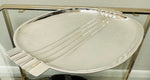 English Art Deco Silver Plated Serving Tray or Dish