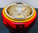 French 1970s Vibrant Red Tomato Ice Bucket