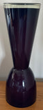 Large 1960s Scandinavian Purple Encased Glass Vase