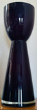 Large 1960s Scandinavian Purple Encased Glass Vase