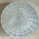 Large 1970s German Putzler Flush Mount Ceiling Light