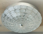 Large 1970s German Putzler Flush Mount Ceiling Light