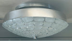 Large 1970s German Putzler Flush Mount Ceiling Light