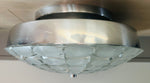 Large 1970s German Putzler Flush Mount Ceiling Light