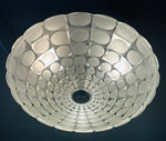 Large 1970s German Putzler Flush Mount Ceiling Light