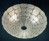 Large 1970s German Putzler Flush Mount Ceiling Light