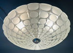 Large 1970s German Putzler Flush Mount Ceiling Light