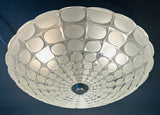 Large 1970s German Putzler Flush Mount Ceiling Light