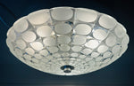 Large 1970s German Putzler Flush Mount Ceiling Light