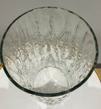 Large 1970s German Peill & Putzler "Bark Glass" Vase