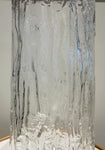 Large 1970s German Peill & Putzler "Bark Glass" Vase