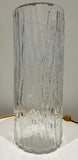 Large 1970s German Peill & Putzler "Bark Glass" Vase