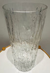 Large 1970s German Peill & Putzler "Bark Glass" Vase