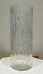 Large 1970s German Peill & Putzler "Bark Glass" Vase