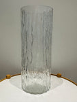 Large 1970s German Peill & Putzler "Bark Glass" Vase