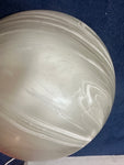 Large 1970s German Putzler Domed Frosted Glass Flush Mount Ceiling Light