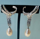 Pair of 1950s American Marcel Boucher "Glam" Earrings