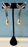 Pair of 1950s American Marcel Boucher "Glam" Earrings