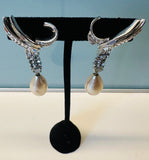 Pair of 1950s American Marcel Boucher "Glam" Earrings