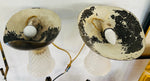 Pair of 1950s Italian Barovier Style Murano Glass Wall Sconces