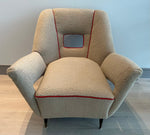 Pair of 1950s Italian Attr. Colli Boucle Armchairs