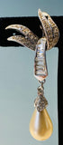 Pair of 1950s Marcel Boucher "Glam" Teardrop Earrings