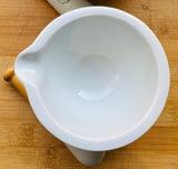 Pair of 1950s Apothecary Porcelain Mortar & Pestle Porcelaine Avignon France