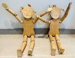 Pair of Vintage Italian Children's Wooden Mannequin